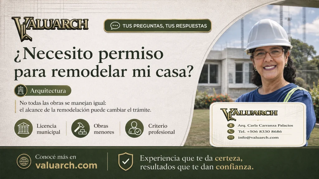 ¿Necesito permiso para remodelar mi casa?