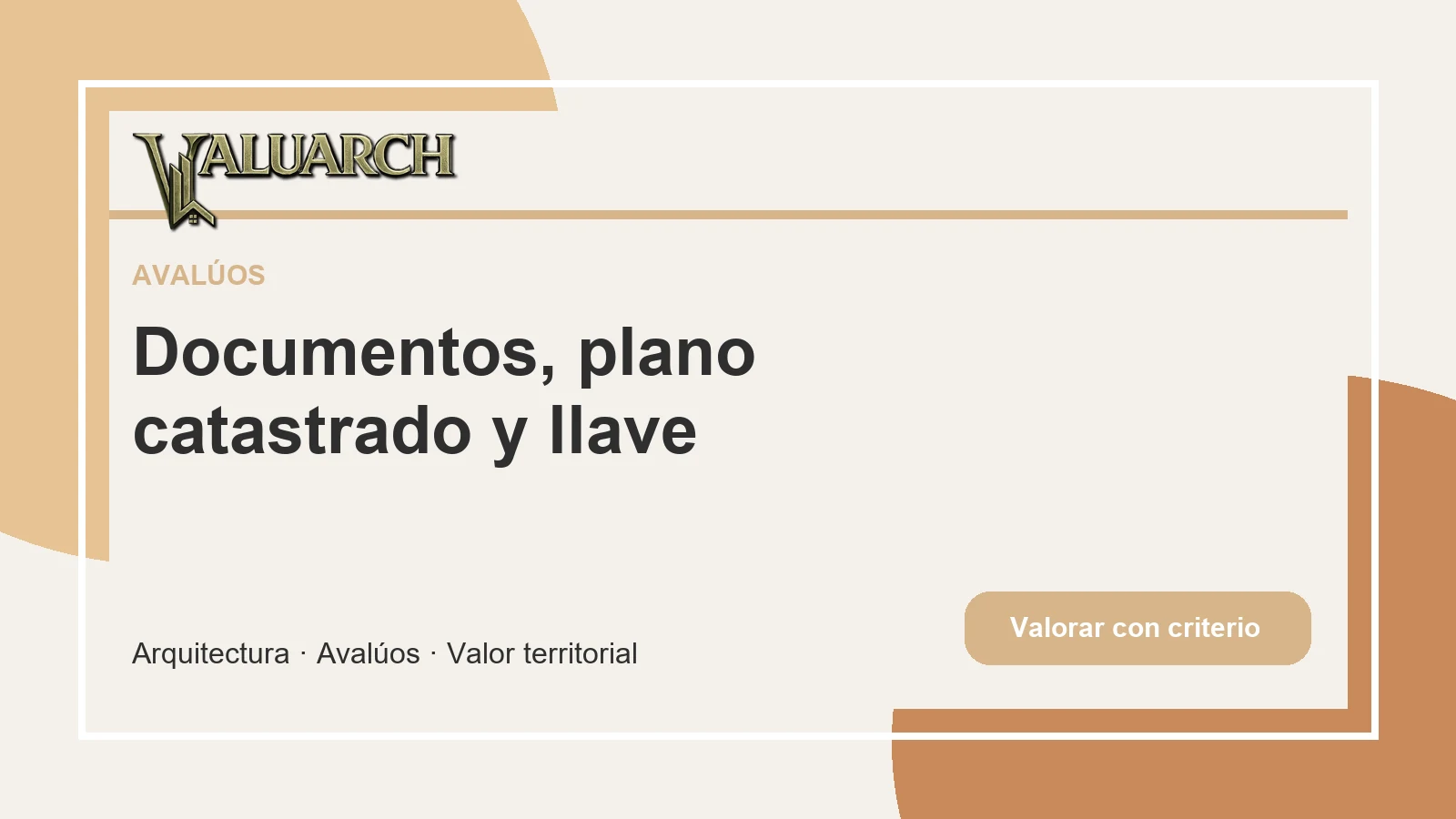 ¿Vas a vender una propiedad? Cómo prepararte con criterio - Documentos, plano catastrado y llave